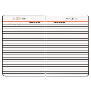 Standard Diary Recycled Loose-Leaf Daily Reminder, 5-3/4 x 8-1/4, 2014