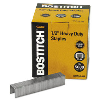 Heavy-Duty Staples, 55- to 85-Sheet Capacity, 5,000/Box