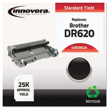 Remanufactured DR620 Drum, 25000 Page-Yield, Black