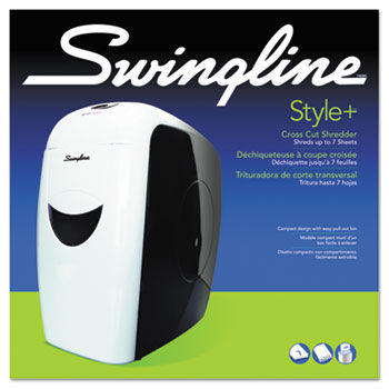 Style+ Light-Duty Cross-Cut Shredder, 7 Sheet Capacity