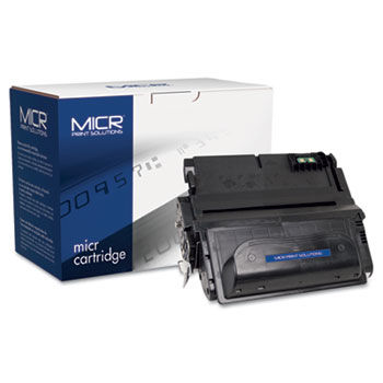 Compatible with Q1338AM MICR Toner, 12,000 Page-Yield, Black