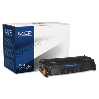 Compatible with Q5949XM High-Yield MICR Toner, 6,000 Page-Yield, Black