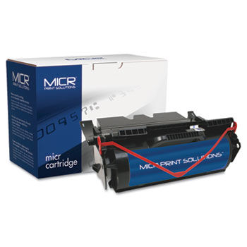 Compatible with T640M High-Yield MICR Toner, 21,000 Page-Yield, Black