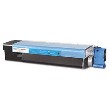 MDA40034 C6100 Compatible, New Build, 43865719 Laser Toner, 6,000 Yield, Cyan