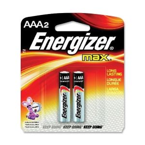 2 Pk, AAA Energizer Max Battery