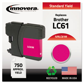 Remanufactured LC61M Ink, 325 Page-Yield, Magenta