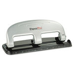 Three-Hole Punch, 20 Sheet Capacity, Black/Silver