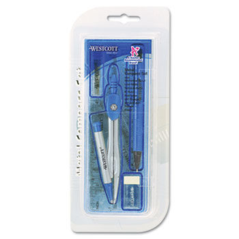 Eight Piece Math Tool Kit, Blue and Gray, 1 Kit