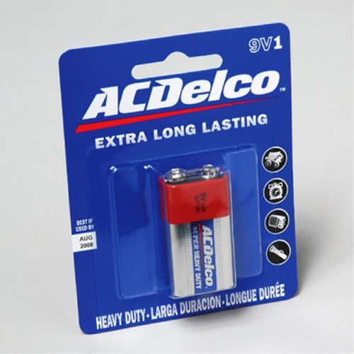 BATTERY AC DELCO 9 VOLT 1PK Case Pack 48