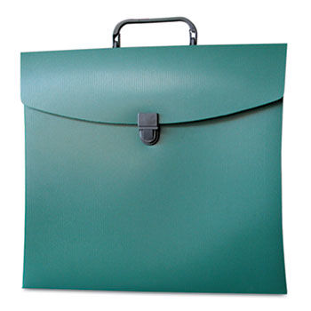 File N Go Portable File Box, Letter, Green