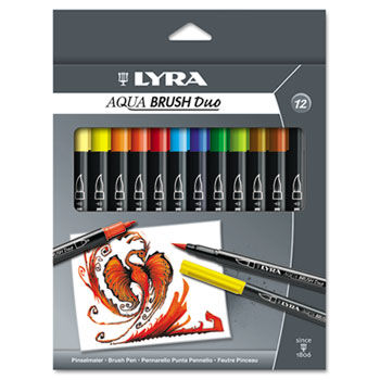 Dual Tip Marker, Assorted, 12 per Pack