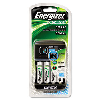 Recharge Smart Charger, 4 AA Batteries