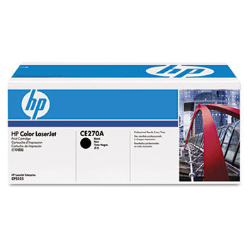 CE270A Toner, 13500 Page-Yield, Black