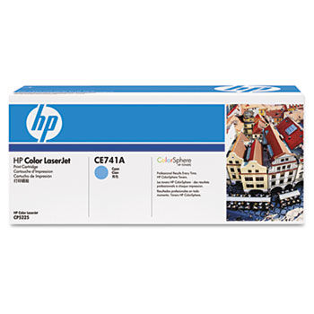 CE741A Toner, 7300 Page-Yield, Cyan