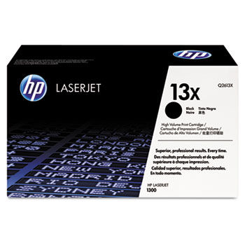 Q2613XG (HP 13X) High-Yield Government Smart Toner, 4000 Page-Yield, Black