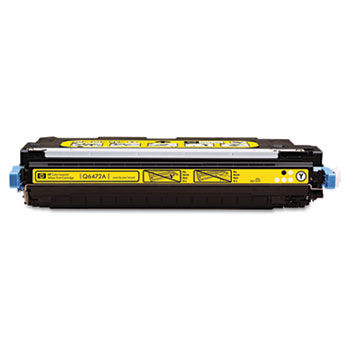 Q6472AG Government Smart Toner, 4,000 Page-Yield, Yellow