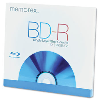 Blu-Ray BD-R Recordable Disc, 25GB