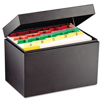 Index Card File Holds 900 5 x 8 cards, 8-9/16 x 5-3/16 x 5-7/8