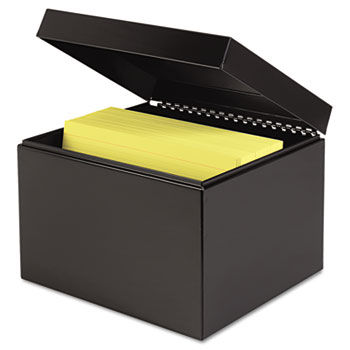 Index Card File Holds 600 6 x 9 cards, 7 1/4 x 9 7/8 x 8 3/4