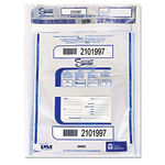 Triple Protection Tamper-Evident Deposit Bags, 20 x 28, Clear, 100/Carton