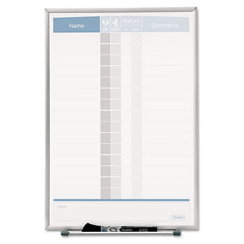 Matrix Employee Tracking Board, 11 x 16