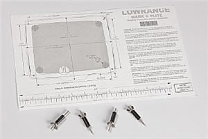 LOWRANCE FM-ME5 FLUSH MOUNT - FOR ELITE/MARK 5"" MODELS