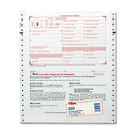 W-3 Tax Form, Lttr, 2-Part Carbonless, 10 Continuous Forms