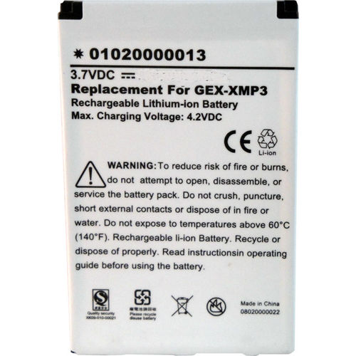 Replacement Battery For Pioneer XMp3 Satellite Radio