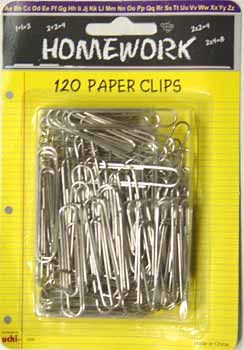 Paper Clips - Silver - 2"" - 120 count Case Pack 48