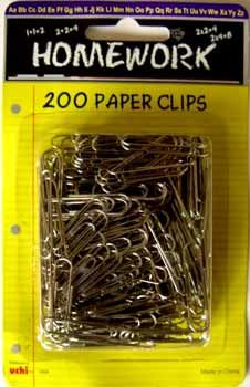 Paper Clips - Silver - 1.25"" - 200 Count Case Pack 48