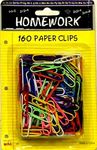 Paper Clips - Asst.Vinyl Colors - 1.25""-160ct Case Pack 48