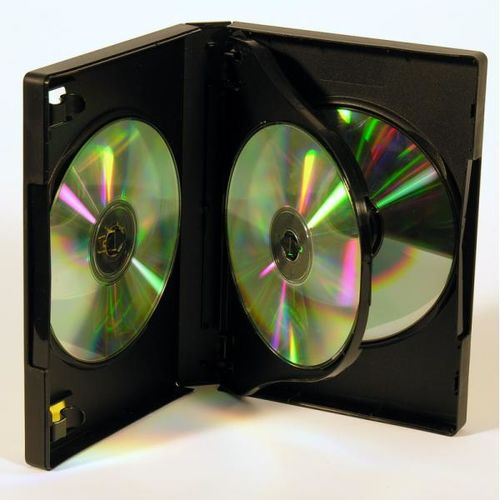 Triple Black DVD Case Case Pack 52