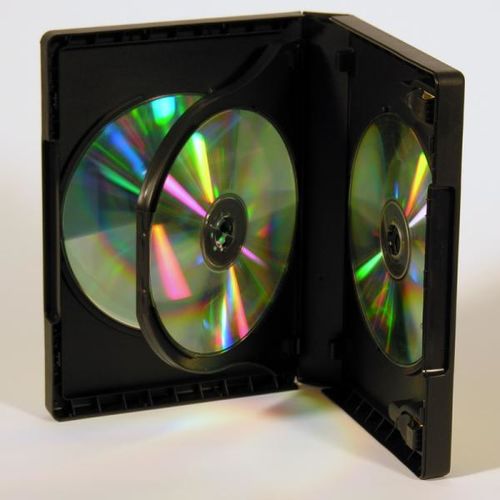 Black Multi-4 DVD/CD Case Case Pack 52