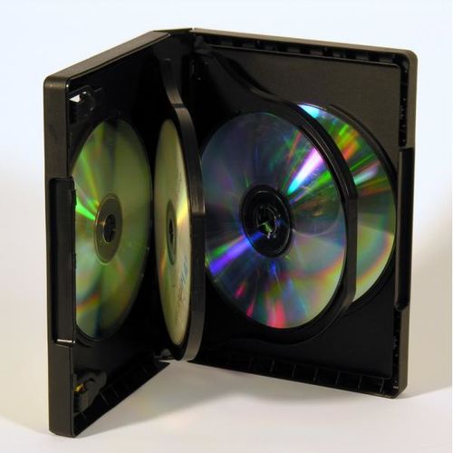 Black Multi-6 DVD/CD Case Case Pack 52