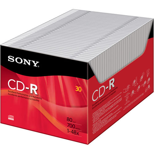 48x Write-Once CD-R - 30/pack