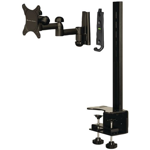 LEVEL MOUNT LMDSK30DJ 10"" - 30"" Desktop Mount with Full Motion Dual Arm Flat Panel Mount