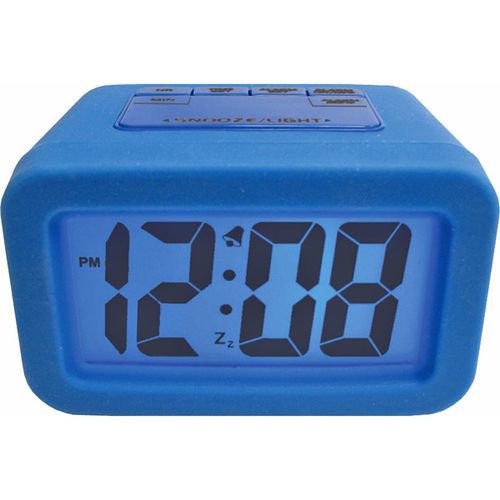 Blue 1.25"" LCD Alarm Clock