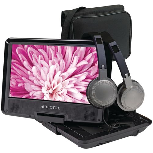 AUDIOVOX DS9341 PK 9"" Swivel Portable DVD Player Kit