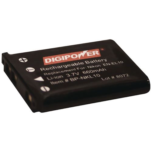 DIGIPOWER BP-NKL10 Nikon(R) EN-EL10 Replacement Battery