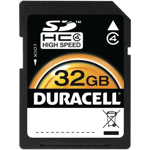 DURACELL DU-SD-32GB-C Clamshell SD(TM) Card (32GB)