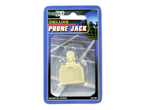 Deluxe phone jack