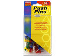 Colored push pin set