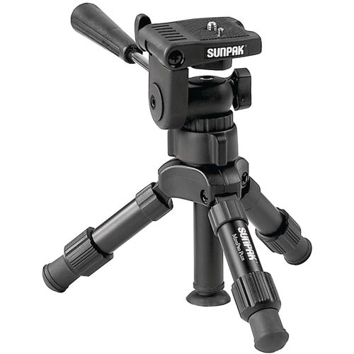 SUNPAK 620-250 12.2"" Mini-PRO Plus Tripod with 3-Way Panhead