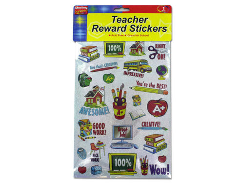 Teacher award sticker sheet