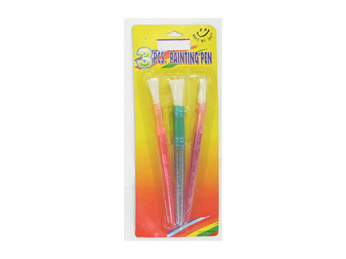 3-piece craft paint brush set