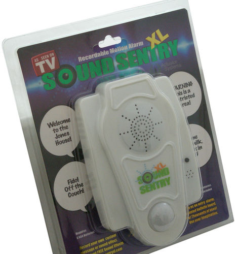 Sound Sentry XL Recordable Motion Alarm Bubble Pack