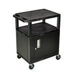 Luxor Black Cart 34"" With Black Tuffy Cabinet