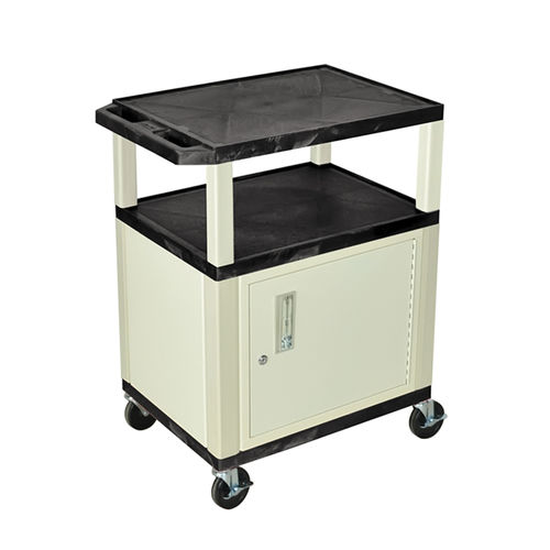 Luxor Black Cart 34"" With Putty Tuffy Cabinet