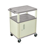 Luxor Gray Cart 34"" With Putty Tuffy Cabinet