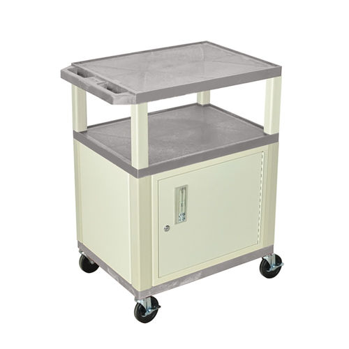 Luxor Gray Cart 34"" With Putty Tuffy Cabinet